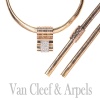 Van Cleef and Arpels gold and diamond parure matching necklace and bracelet VCA